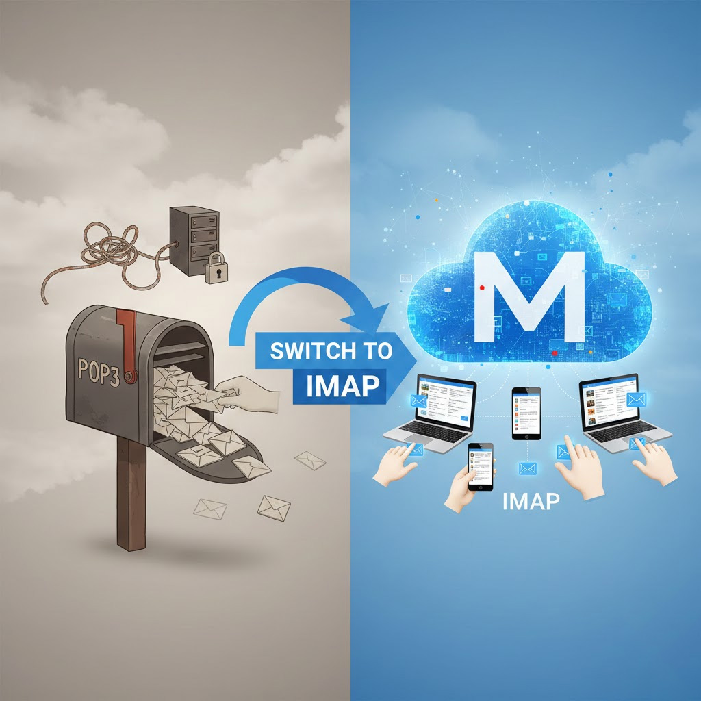 pop3 to imap